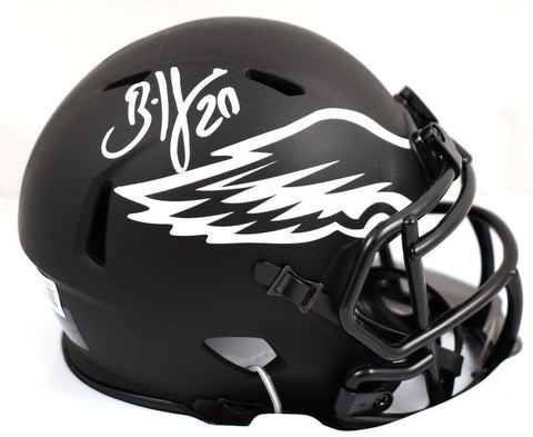 Brian Dawkins Autographed Eagles Eclipse Speed Mini Helmet- Beckett W Hologram