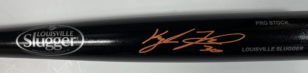Astros WS Champion KYLE TUCKER Signed Louisville Slugger Black Bat AUTO - BAS