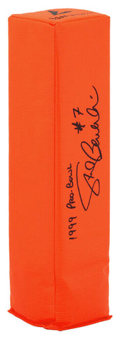 Steve Beuerlein Signed BSN Orange Endzone Football Pylon w/Pro Bowl - (SS COA)