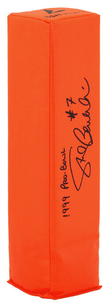 Steve Beuerlein Signed BSN Orange Endzone Football Pylon w/Pro Bowl - (SS COA)