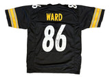 Hines Ward Pittsburgh Signed Black Football Jersey BAS
