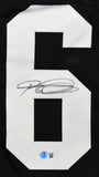 Rod Woodson Autographed Black Pro Style Jersey - Beckett W Hologram *Black