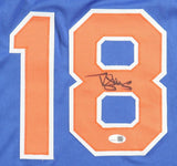 Darryl Strawberry Signed Mets Jersey (JSA QR) 3xNew York World Series Champion