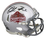 Ohio State Quinshon Judkins Signed 2024 National Champs Speed Mini Helmet BAS W