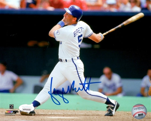 KC Royals HOF'er GEORGE BRETT Signed 16x20 AUTO Photo #5 AUTO - JSA