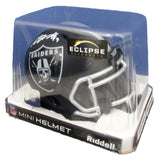 Davante Adams Signed/Auto Raiders Black Eclipse Mini Helmet Beckett 200940