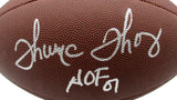 Thurman Thomas HOF Buffalo Bills Signed/Inscribed Wilson Football JSA 158241