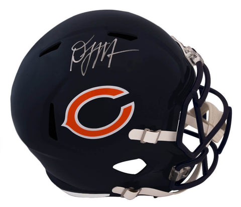 D.J. (DJ) Moore Signed Chicago Bears Riddell Full Size Speed Rep Helmet (SS COA)