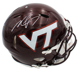 Michael Vick Signed Virginia Tech Hokies Speed Full Size NCAA Helmet