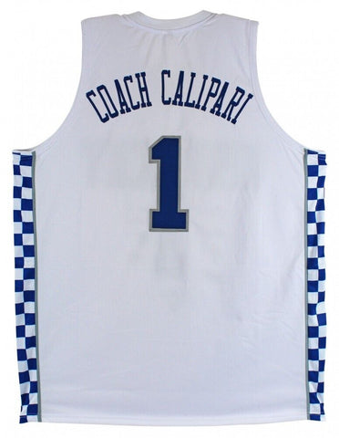 Kentucky Wildcats Team Signed John Caliparii Jersey (Beckett) 12 Signatures