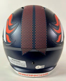 Bo Nix Autographed Denver Broncos Navy 5280 Full Size Replica Helmet - BAS COA