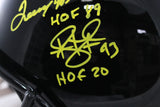 Pittsburgh Steelers Autographed HOF Pro Helmet Franco Bradshaw +12 Beckett 54612