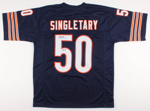 Mike Singletary Signed Chicago Bears Jersey Inscribed "HOF 98" (JSA COA)