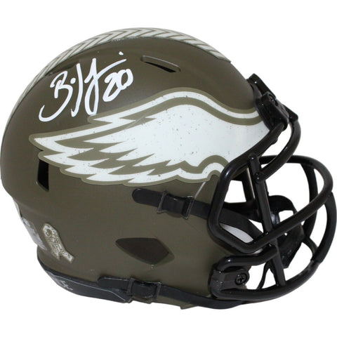Brian Dawkins Signed Philadelphia Eagles 22 Salute Mini Helmet Beckett 43007