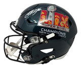 Saquon Barkley Signed Eagles Full Size SB LIX Authentic SpeedFlex Helmet PSA/DNA