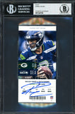 Russell Wilson Autographed 2018 3x6 Ticket Vs. Packers 11-15-18 Beckett 13447258