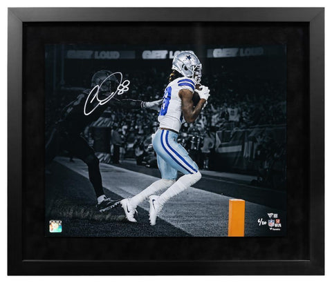 CEEDEE LAMB Autographed Cowboys 16" x 20" Spotlight Framed Photo FANATICS LE 20
