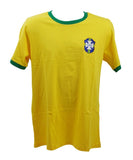 Pele Signed Brazil National Team Jersey (Beckett) 3xFIFA World Cup Champion