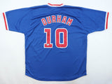 Leon Durham Signed Chicago Cubs Home Jersey (Wilder) 1984 All-Star 1st Baseman