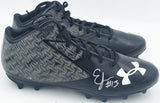 ERNEST JONES IV AUTOGRAPHED PAIR OF UNDER ARMOUR CLEATS SEAHAWKS SIZE 10.5 MCS