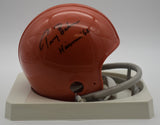 Terry Baker Oregon State Signed/Inscribed Mini Football Helmet JSA 211971