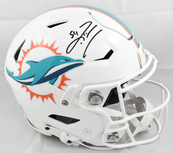 Zach Thomas Autographed Miami Dolphins F/S Speedflex Helmet - Beckett W Hologram