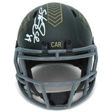 Steve Smith Autographed Carolina Panthers 2025 STS Mini Helmet Radtke