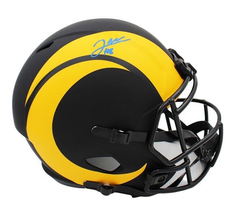 Jared Verse Signed Los Angeles Rams Speed Full Size Eclipse NFL Helmet