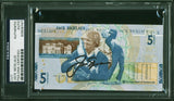 Jack Nicklaus Signed 2005 Royal Bank Of Scotland PS5 Banknote PSA/DNA Slabbed