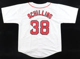 Curt Schilling Signed Boston Red Sox Jersey (AWM Holo) 3xWorld Series Champion