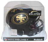 Joe Montana Autographed San Francisco 49ers eclipse Mini Helmet JSA 40321
