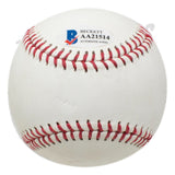 Max Manning Signed Newark Eagles Baseball BAS AA21514