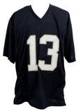 Riley Leonard Signed/Auto Navy Custom Football Jersey Notre Dame PSA/DNA 195625