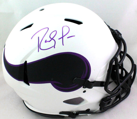 Randy Moss Autographed Vikings Lunar Authentic F/S Helmet-Beckett W Holo *Purple