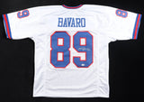 Mark Bavaro Signed New York Giants White Jersey (JSA) 2xSuper Bowl Champion T.E.