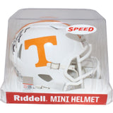 Hendon Hooker Signed Tennessee Voluneers White Mini Helmet Beckett 43036