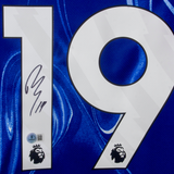 Jadon Sancho Signed Chelsea FC Home Soccer Jersey #19 with Beckett COA