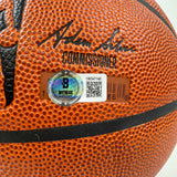 Autographed/Signed Larry Bird Boston Celtics Full Size Wilson JSA COA