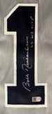 Bobby Richardson New York Signed Gray Baseball Jersey 60 WS MVP Sports Integrity