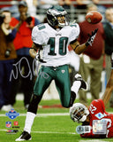 DESEAN JACKSON AUTOGRAPHED 8X10 PHOTO PHILADELPHIA EAGLES BECKETT BAS QR 247917