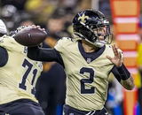 Spencer Rattler Signed Saints Full-Size Helmet (JSA COA) 2024 Draft Pick / Q.B.