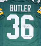Packers LEROY BUTLER Signed Green Custom Replica Jersey AUTO w/ "SB Champs" JSA