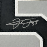 FRAMED Signed FRANK THOMAS 35x39 Chicago Grey Jersey JSA COA Auto