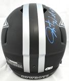 Javonte Williams Signed Cowboys F/S Eclipse Speed Helmet - Beckett W Holo *Blue