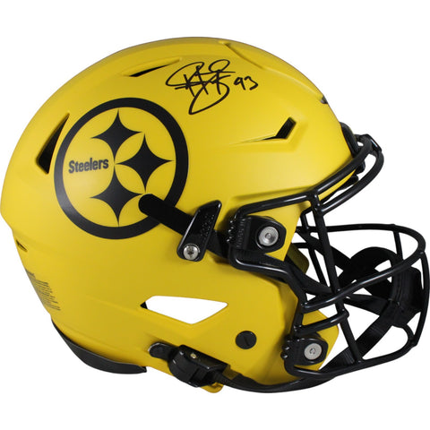 Troy Polamalu Signed Pittsburgh Steelers Rave SpeedFlex Helmet Beckett 50274