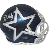 Brandon Aubrey Autographed Dallas Cowboys AMP Mini Helmet Beckett 43117