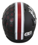 OSU Jack Sawyer "2024 Nat'l Champs" Signed Black Speed Mini Helmet W/ Case BAS W