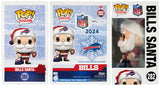 Joe DeLamielleure Signed Bills Santa Funko Pop Doll #282 w/HOF'03 - (SS COA)