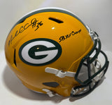 Packers NICK COLLINS Signed Full Size Replica Speed Helmet AUTO w/ SB Champs JSA