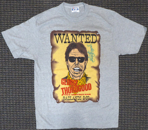 George Thorogood Autographed Signed Badlands Concert Shirt Beckett Q03060